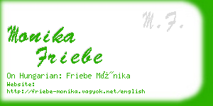 monika friebe business card